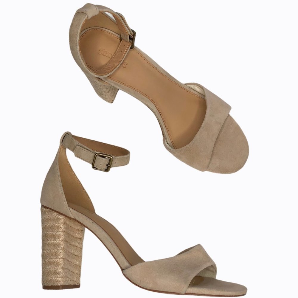 Soludos Tan Espadrille Heels